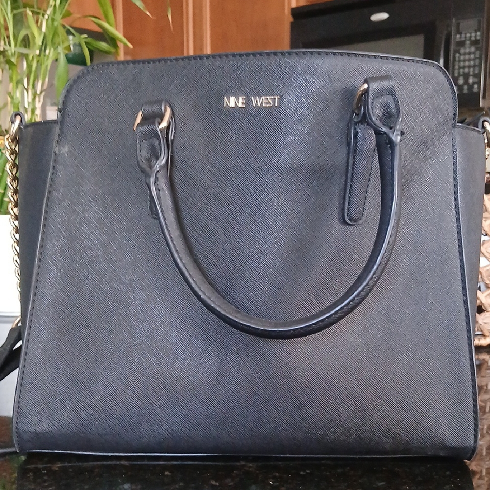 Nine West Dark Blue Satchel